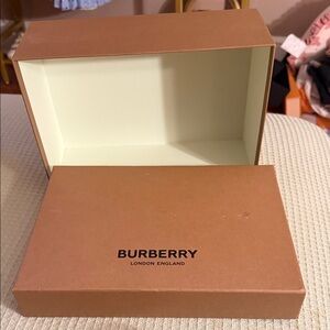 Burberry Tan Gift Box with Cream Interior